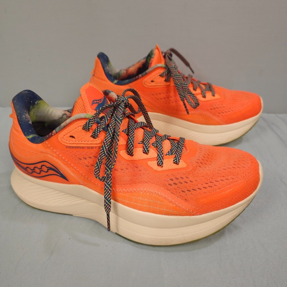 Saucony Endorphin Shift 2 Shoes Women Size 9.5 Orange Running Sneaker